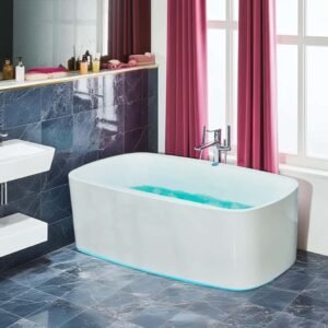 Bañera hidromasaje exenta oval luxe 170*75*58