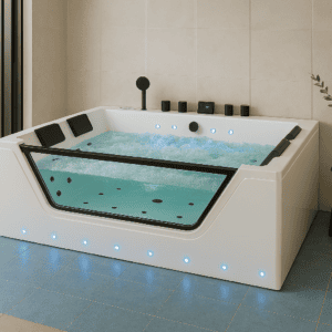 Bañera Hidromasaje NIAGARA Blanca Full System Premium 180 ×120×58